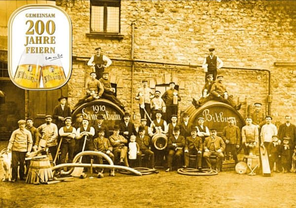 Tư liệu nhà bia Bitburger, kỷ niệm 200 năm thành lập